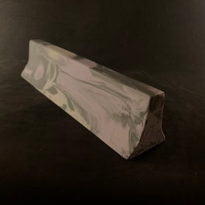 Image of Wired Ramps Mini Jersey Barrier (Dark Grey, White and Light Purple)