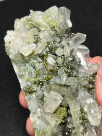 Image 9 of Epidote On Quartz Crystal Specimen #2529