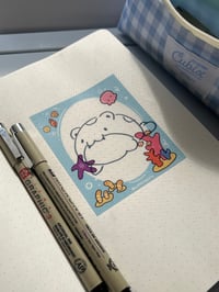 Image 2 of 'under the sea' vinyl clear sticker frame