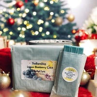 Image 1 of Lemon Blueberry Cake Wax Melt food scented wax melt strong scented wax snap bar plastic free