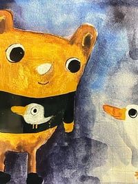 Image 2 of Duck and Bear  (and duck)  A fine Art print 6”x 6”