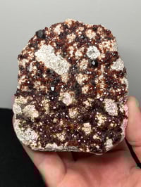 Image 3 of Spessartine Garnet Cluster On Feldspar Matrix #2483