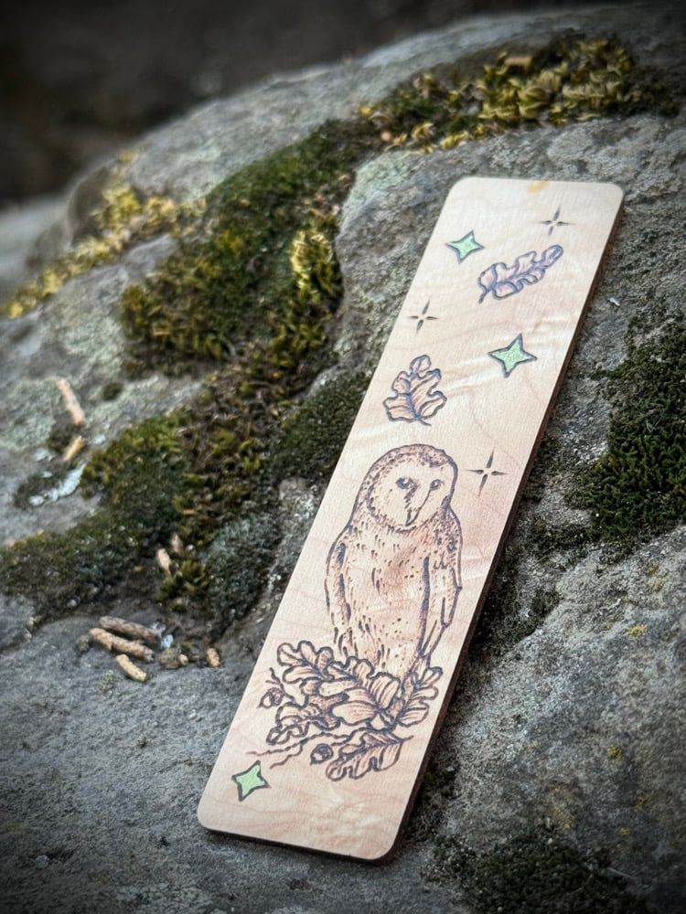 The Owl - Mini Gilded Guardian Bookmark  Image 2