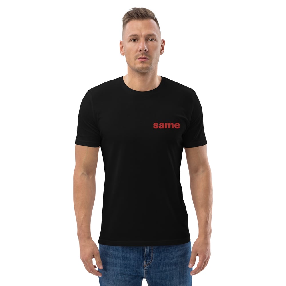 Image of Essential T-shirt - Red on Black