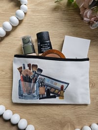Image 1 of Makeup Tools Canvas Bag