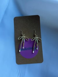 Image 3 of Gold Bowknot Earrings
