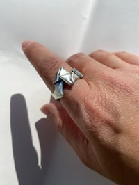 Image 2 of Peaked Fold Ring 