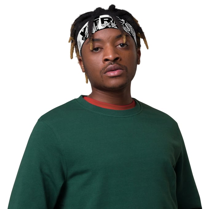 Image of YStress Exclusive White and Black Headband