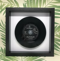 Image 1 of UK Football Anthems/Walkout Songs, framed original 7” vinyl records