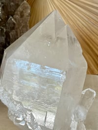 Image 15 of Large Clear Quartz Self Healed Points Cluster  Statement Piece #2063