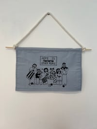 Image 3 of 1 COLOUR BANNER: HOME IS OTHER PEOPLE