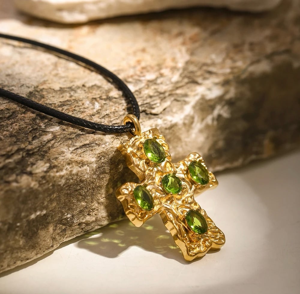 Image of Believe Cross Necklace