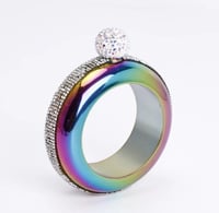 Rainbow Metalic Flask Bracelet 