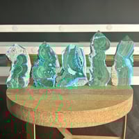 Image 2 of Malachite & Chrysocolla Towers ($22)