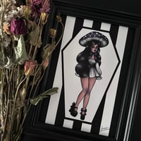 Image 1 of Poison Mushroom Pin Up A4 Print