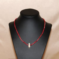 Image 1 of Red coral choker