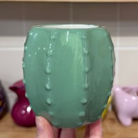 Image 1 of rainwater aloe scented cactus candle