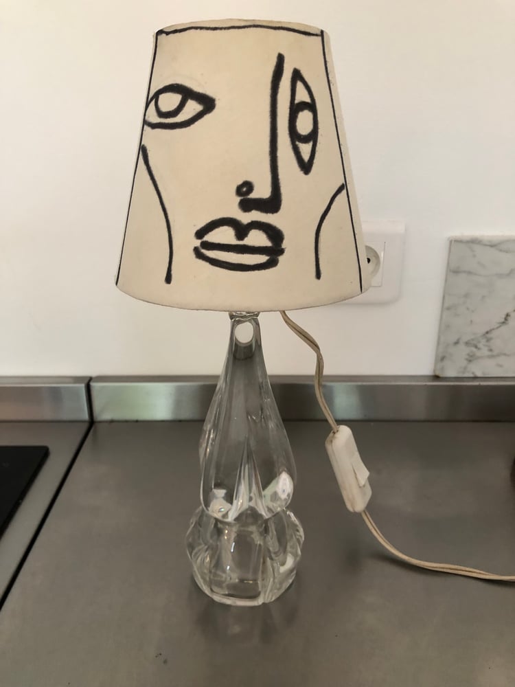 Image of Petite lampe en verre 