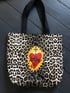 new dark leopard sacred heart bag Image 7
