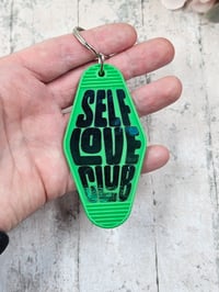Image 2 of Self Love Retro Motel Keychain