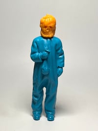 Orange Helmet Blue Body