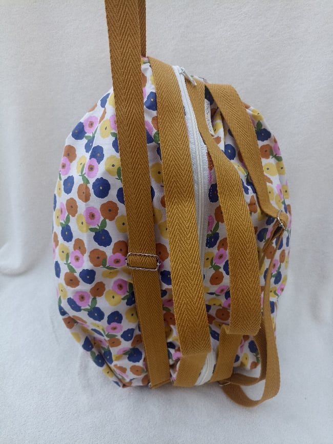 Bolsa Mary Flores Mostaza