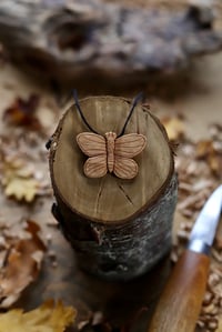 Image 4 of Butterfly Pendant Necklace. 