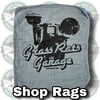 NEW! Grass Rats Garage Shop Rags!