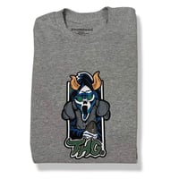 Image 2 of [ THG UNIVERSITY BULLS TEE GREY ]