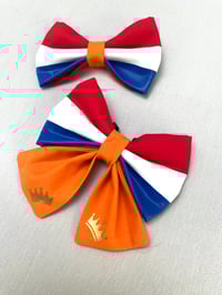 Image 2 of Netherlands Flag Kings Day Bow Tie / Sailor Bow