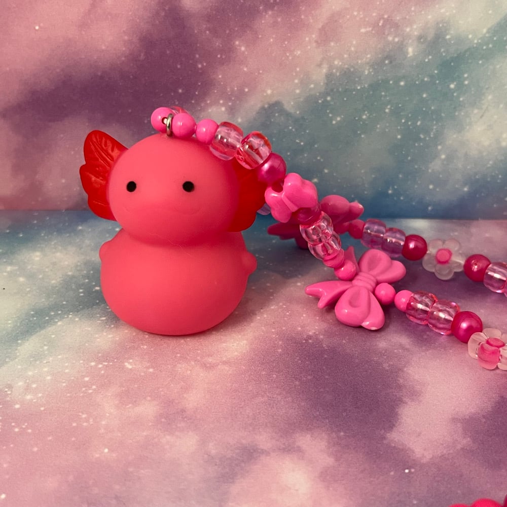 Image of Axolotl Kandi Necklace Collection Kawaii