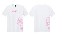 White and Pink GST W/ Side Gorilla Face