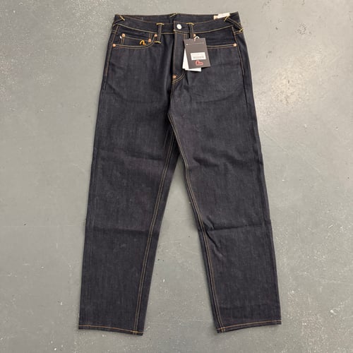 Image of BNWT SS24 Palace x Evisu Raw Denim Jeans, size 32”x32”
