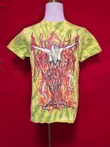 Image of Officially Licensed Dripping "Bring The Suffering" GREEN/YELLOW Tie Dye Shirt!!