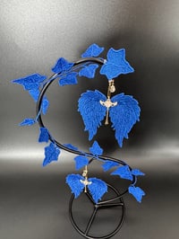 Image 2 of Blue Angel Wing Ivy Suncatcher
