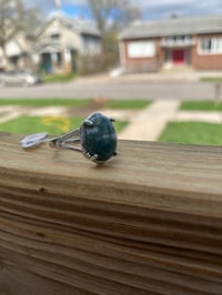 Image 4 of Moss Agate ring #3