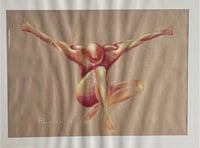 Image 3 of Pastel Figure Drawing on Paper