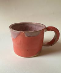 Image 1 of Orange & pink abstract mug