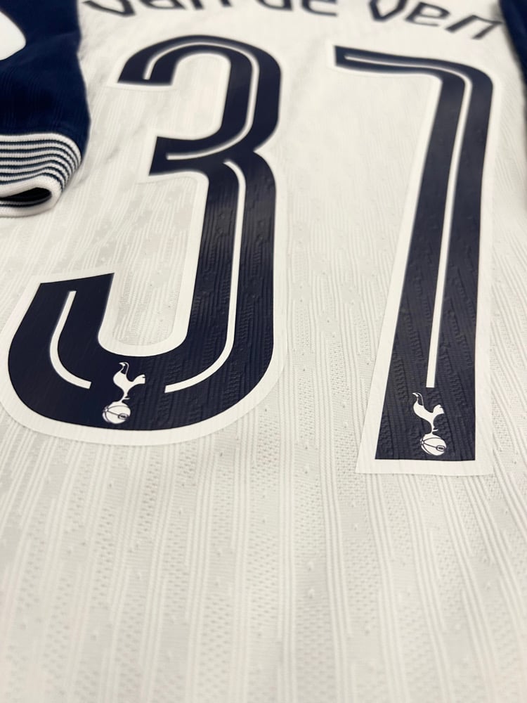 Image of Tottenham Hotspur “VAN DE VEN 37” Vaporknit 2024/25 Home Europa Final Shirt (XXL)