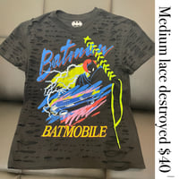 Medium Batman lace destroyed