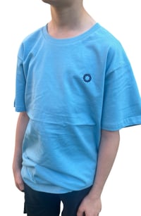 Image 2 of Kids Adlington T-Shirt in Sky Blue 