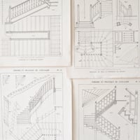 Image 1 of Planches Anciennes Theorie & Pratique De L'escalier