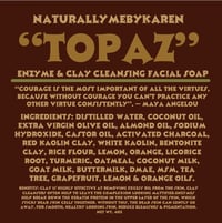 Image 3 of “TOPAZ” ENZYME & CLAY CLEANSING FACIAL SOAP
