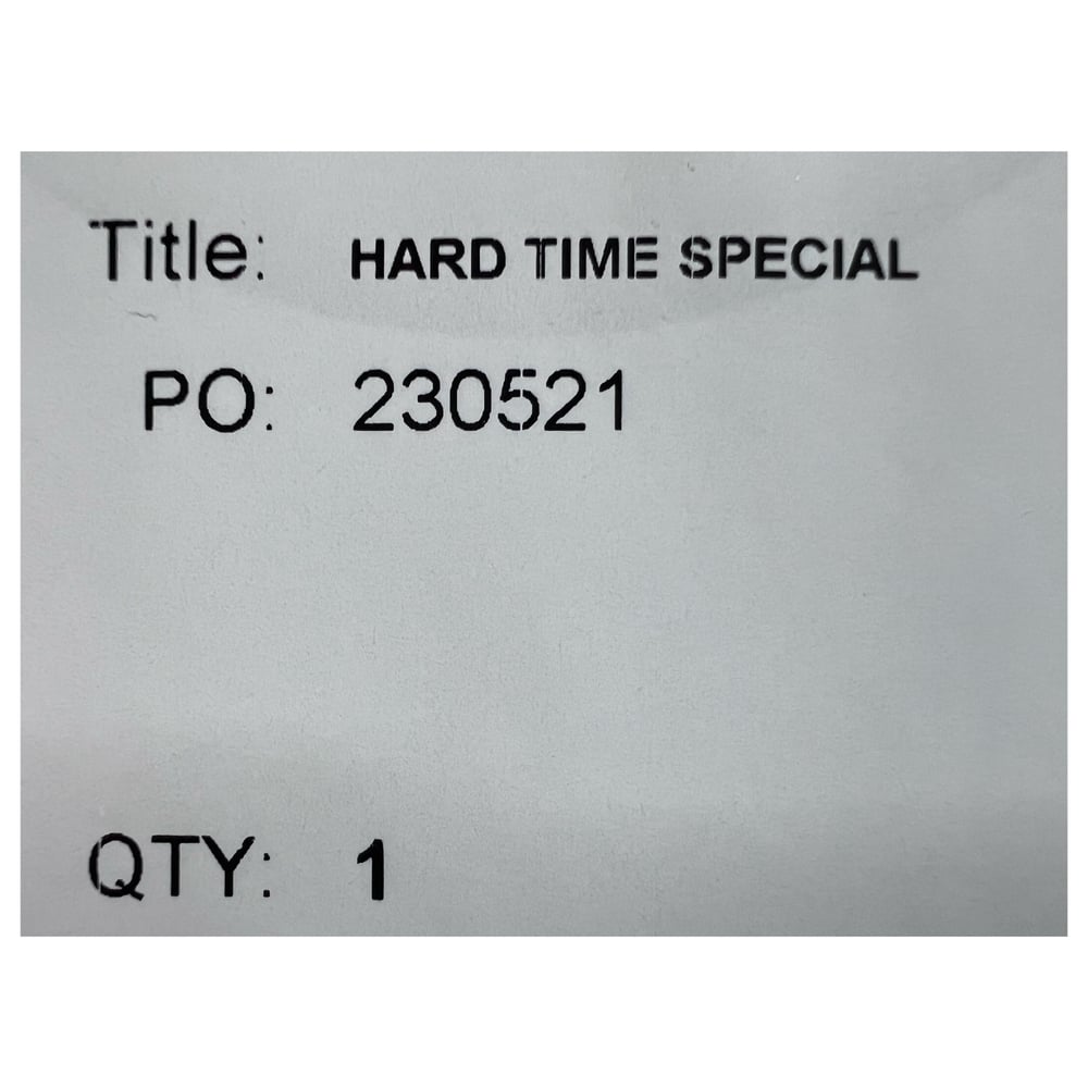 Hard Time Special TEST PRESS