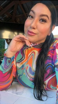 Image 3 of Swirl "pink/purple " Top 