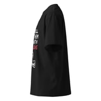 Image 2 of Kill Love #WithLove Unisex organic oversized high neck t-shirt (Black)