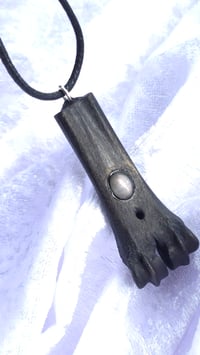 Image 3 of Sheep bone labradorite pendant