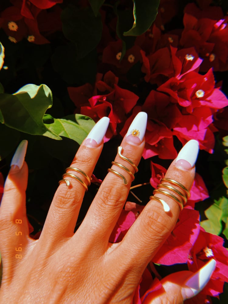 Image of Twists & Turns Midi Ring Set  (FREE with a purchase of $30 or more)