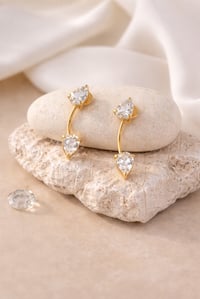 Image 2 of 	Stella Curve Studs