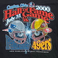 Image 2 of VTG 2000s Patriots VS 49ers Tee Sz Large